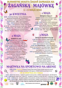 plakat majówka w Żaganiu
