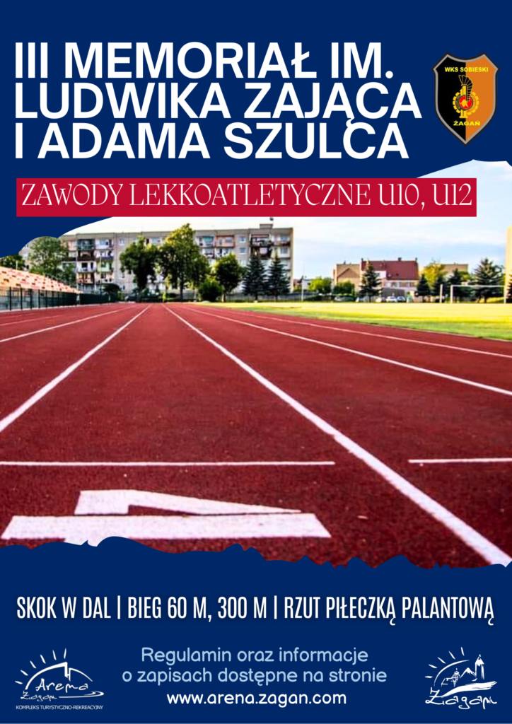 Plakat dotyczący Memoriału Ludwika Zająca