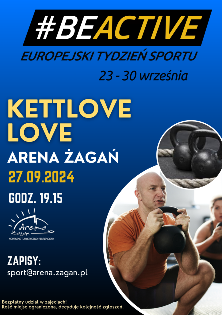 Plakat Kettle- Europejski Tydzień Sportu