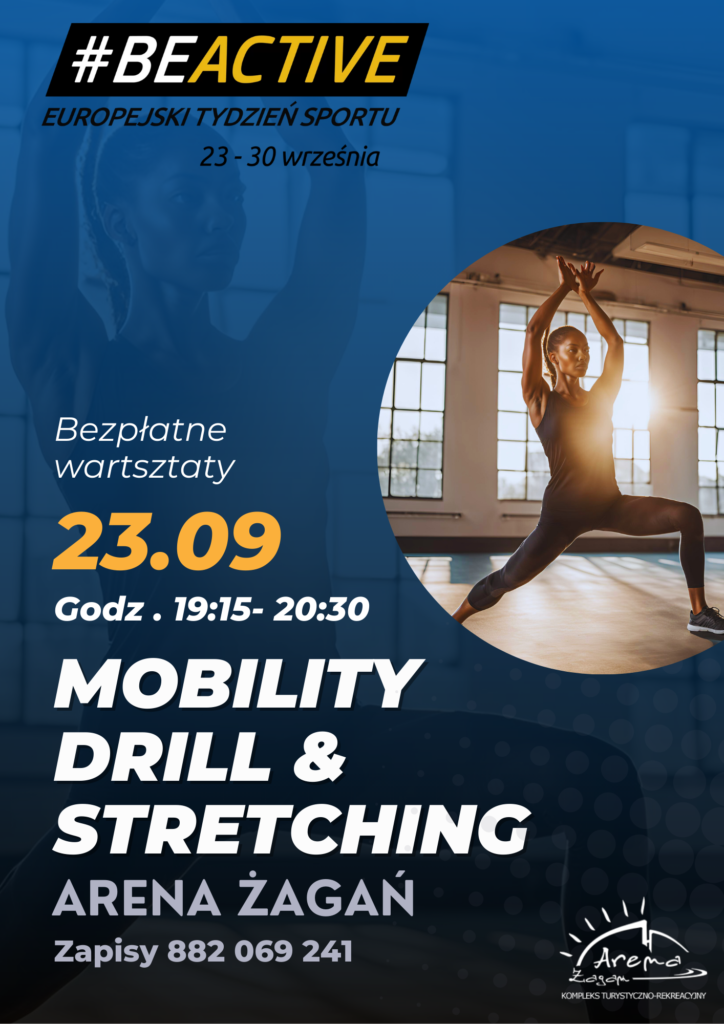 Plakat stretching - Europejski Tydzień Sportu