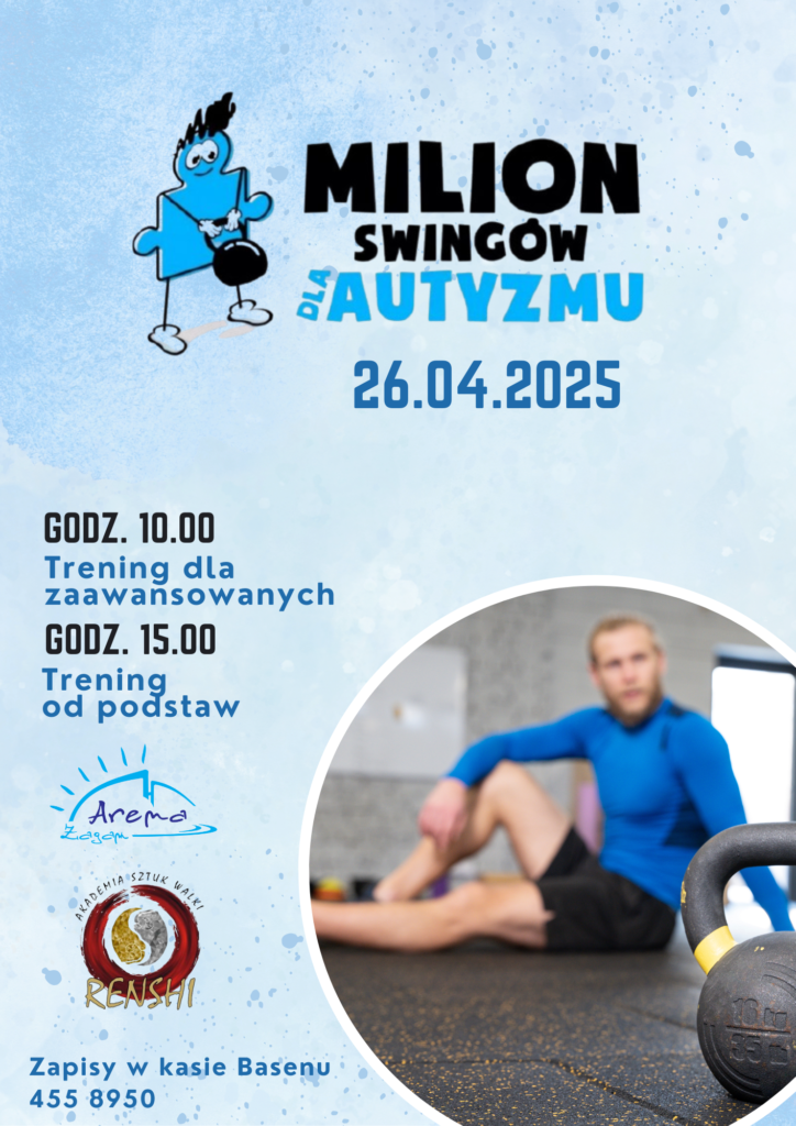 Plakat o zajęciach sportowych