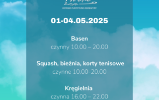Godziny otwarcia w majówkę