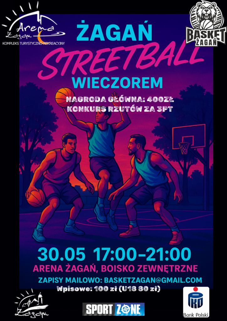 Streetball koszykówka plakat