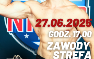 plakat dotyczący zawodów w strefie street work out