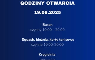 godziny otwarcia w Boże Ciało