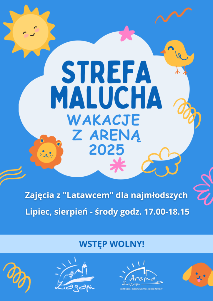 STREFA MALUCHA PLAKAT WAKACJE