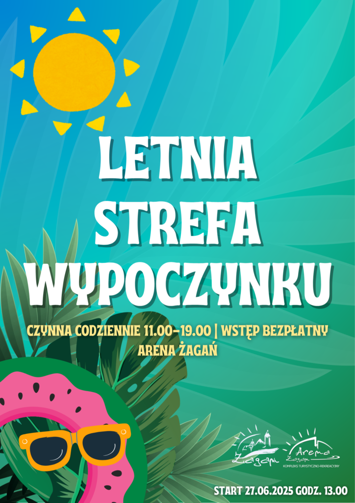 LETNIA STREFA WYPOCZYNKU PLAKAT