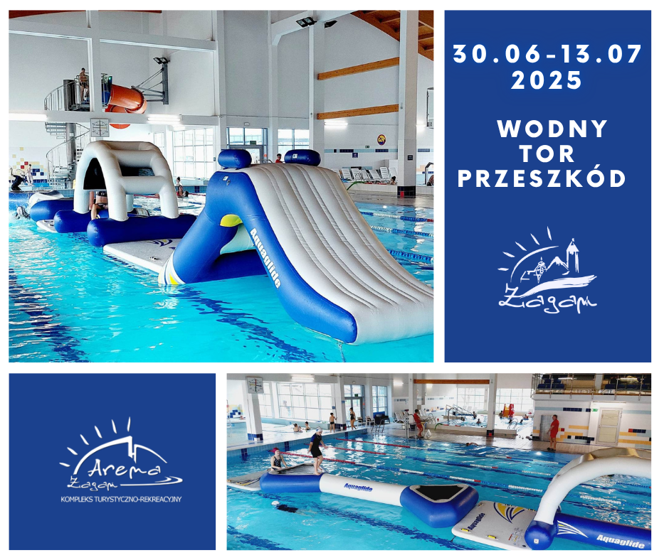 PLAKAT WAKACJE WODNE ATRAKCJE