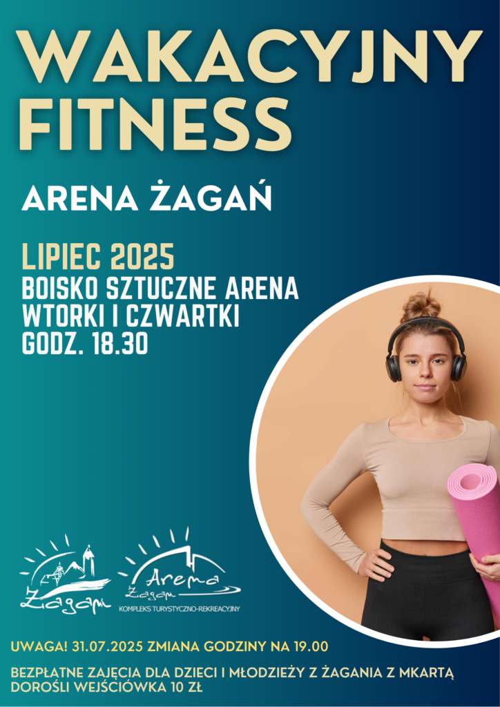 PLAKAT ZAJĘCIA FITNESS