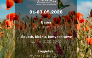 Godziny otwarcia - majówka