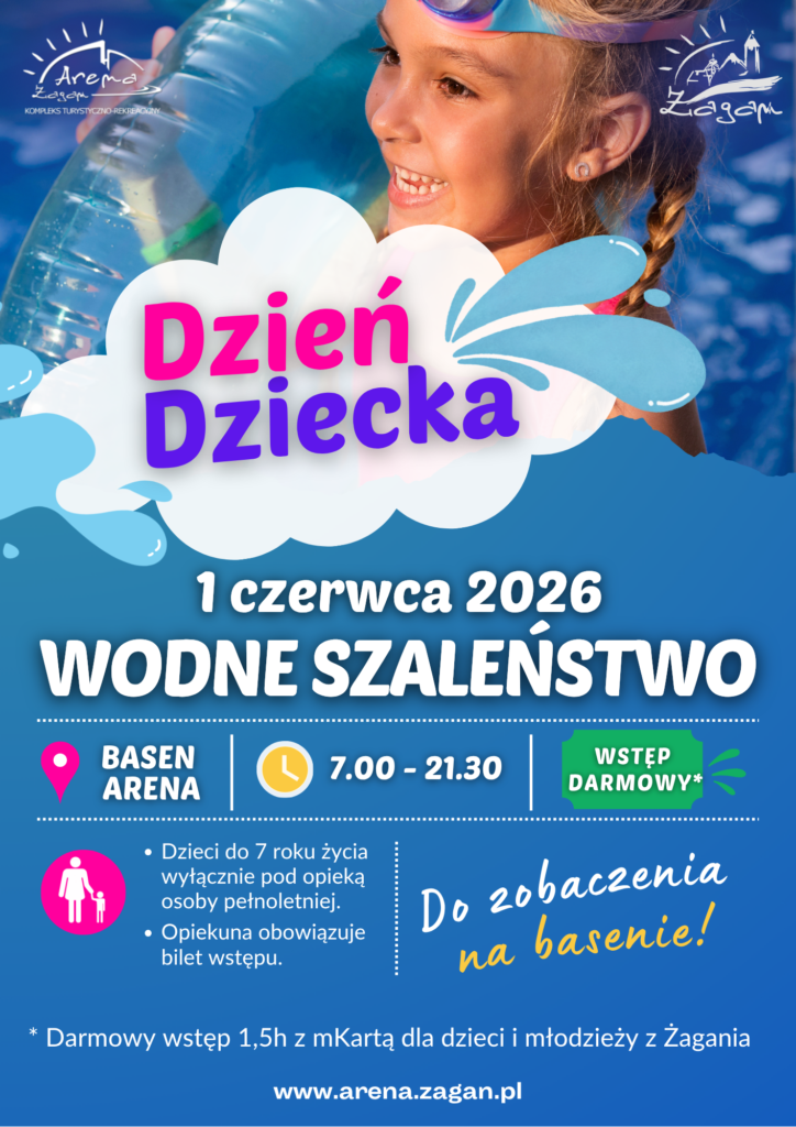 Plakat Dzień Dziecka Wodne Szaleństwo