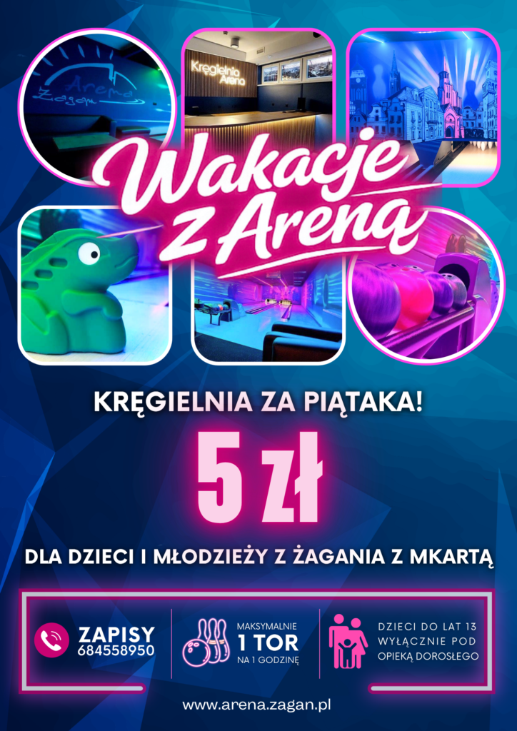 kręgielnia za piątaka - plakat