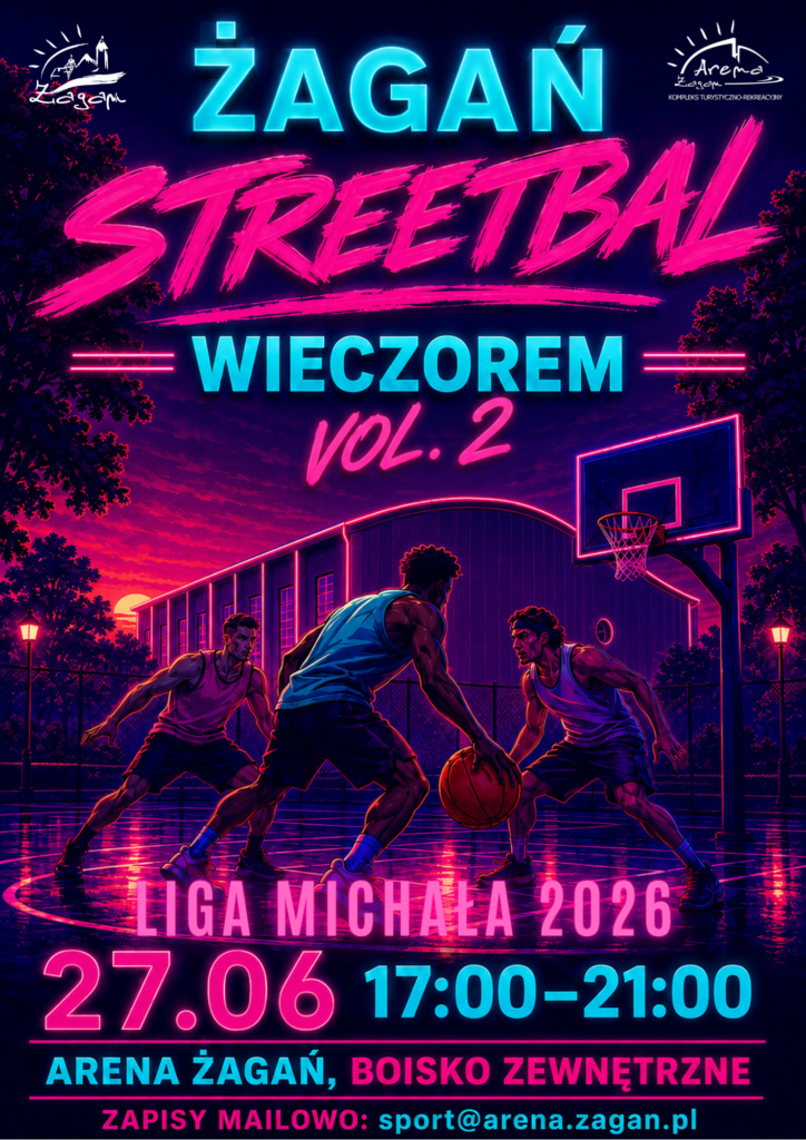 plakat dotyczący turnieju koszykówki