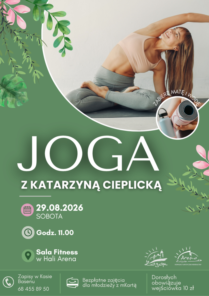 WARSZTATY JOGI - PLAKAT WAKACJE 2026