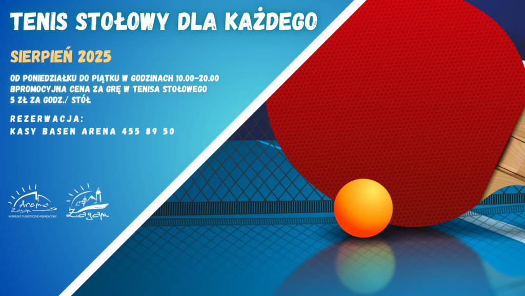 tenis stołowy dla każdego - wakacje 2025