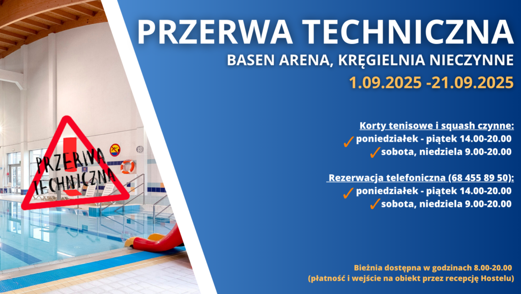 Informacje o przerwie technologicznej