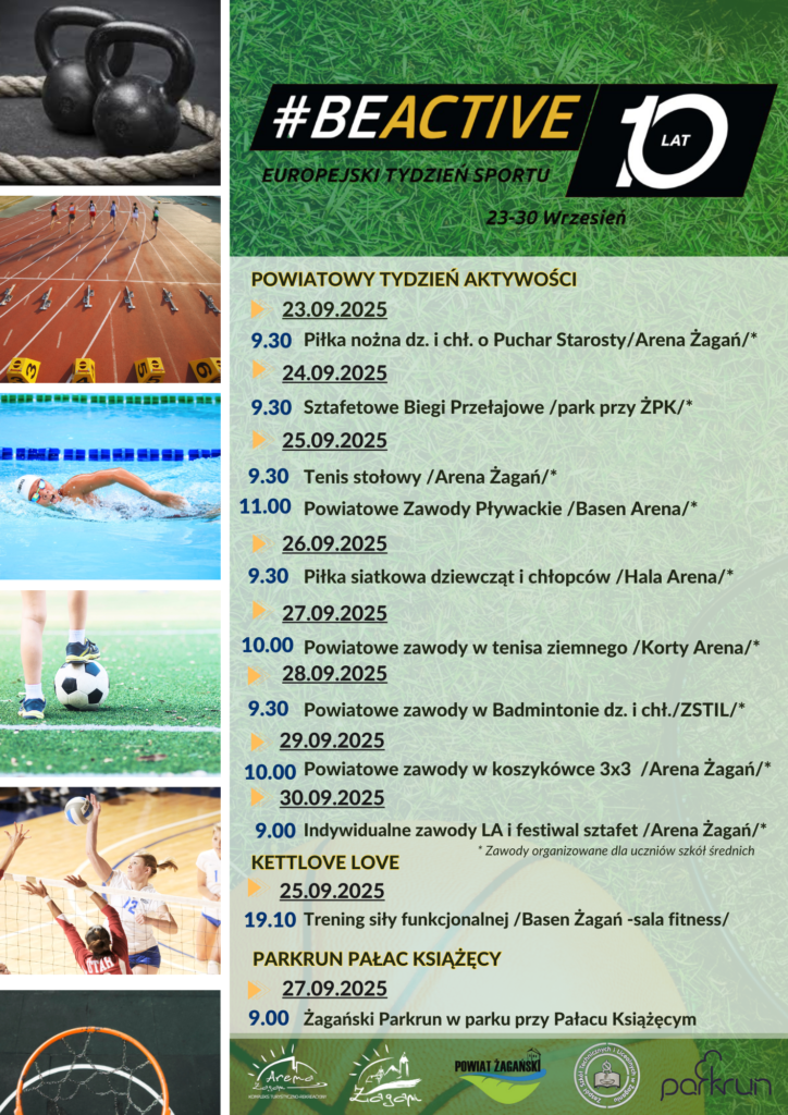 Europejski tydzień sportu - plakat