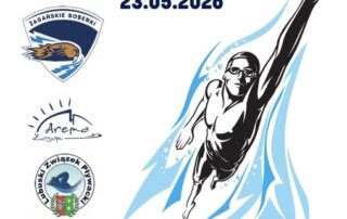 Plakat puchar sprintu - zawody pływackie - VII edycja